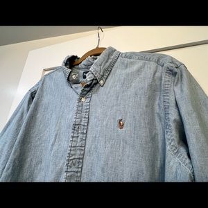 VINTAGE RALPH LAUREN Denim button down - Great Condition